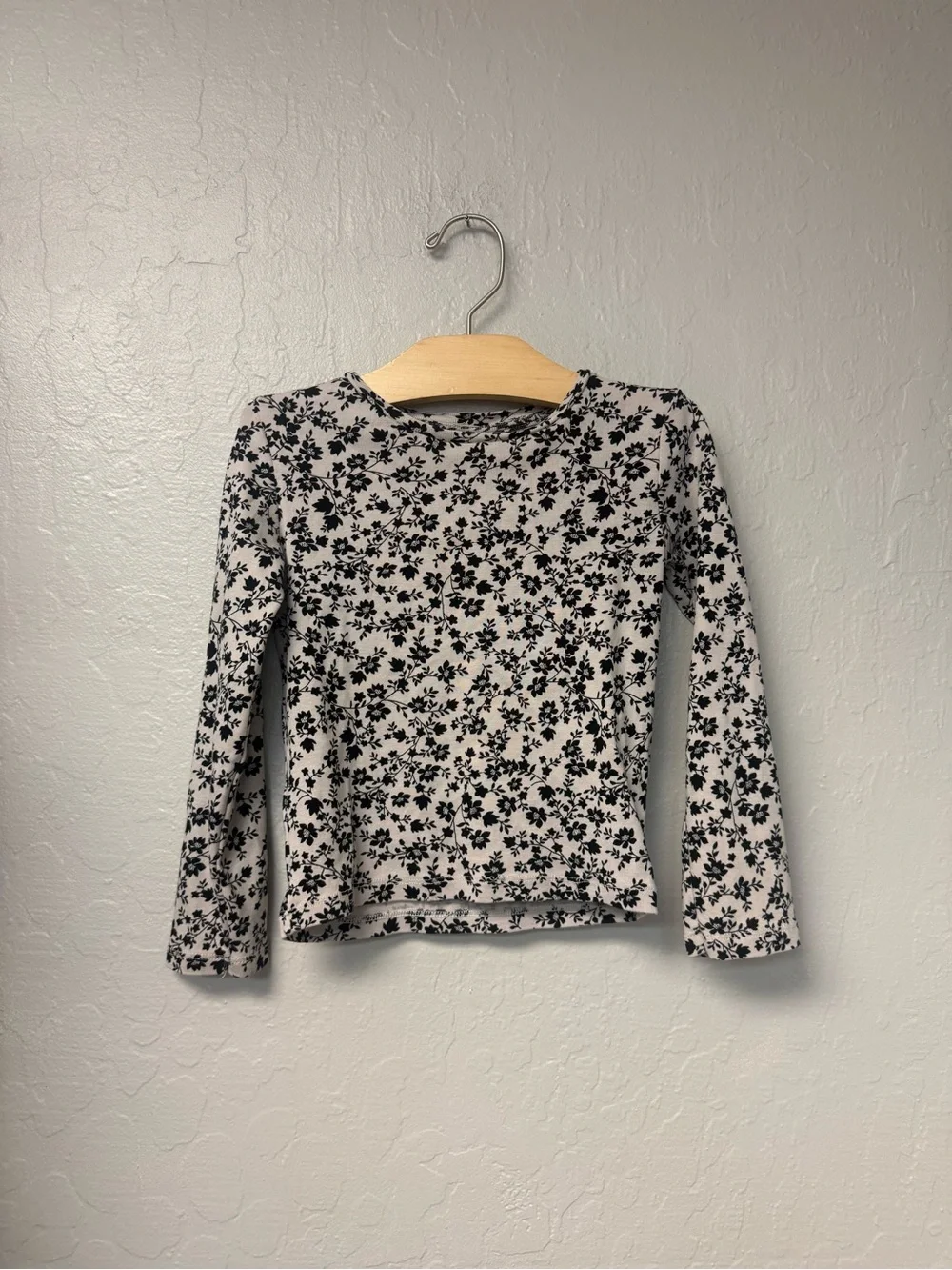 $14 ADD ON zara floral cream long sleeve tee 7Y mini boden rylee + cru h&m